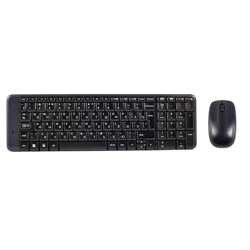 Изображение товара Комплект беспроводной клавиатуры и мыши Logitech MK220