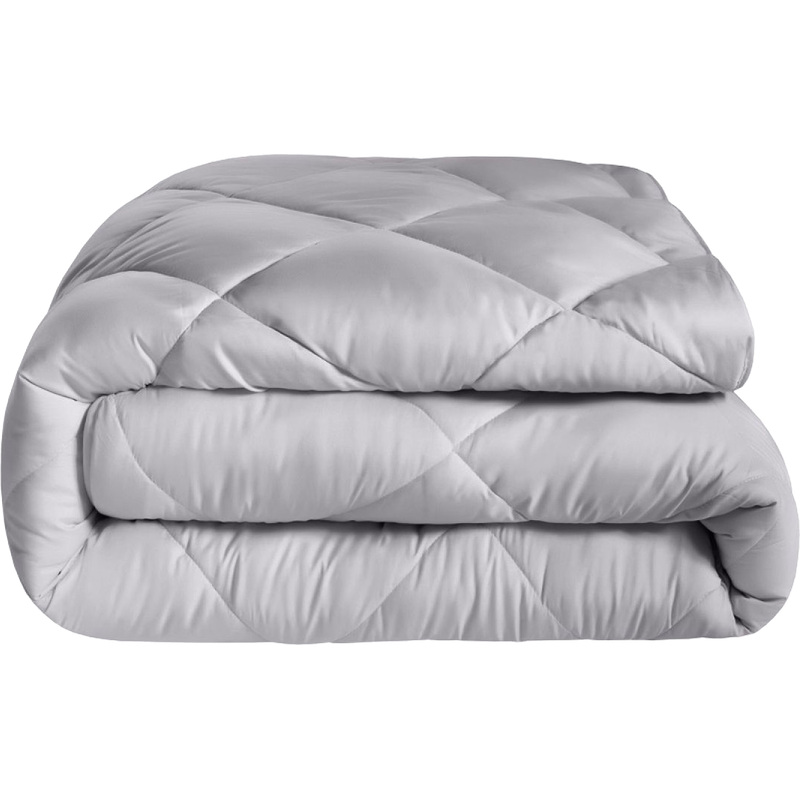 Изображение товара Одеяло евро Guten Morgen 200x220 см стёганое без канта серое гипоаллергенное