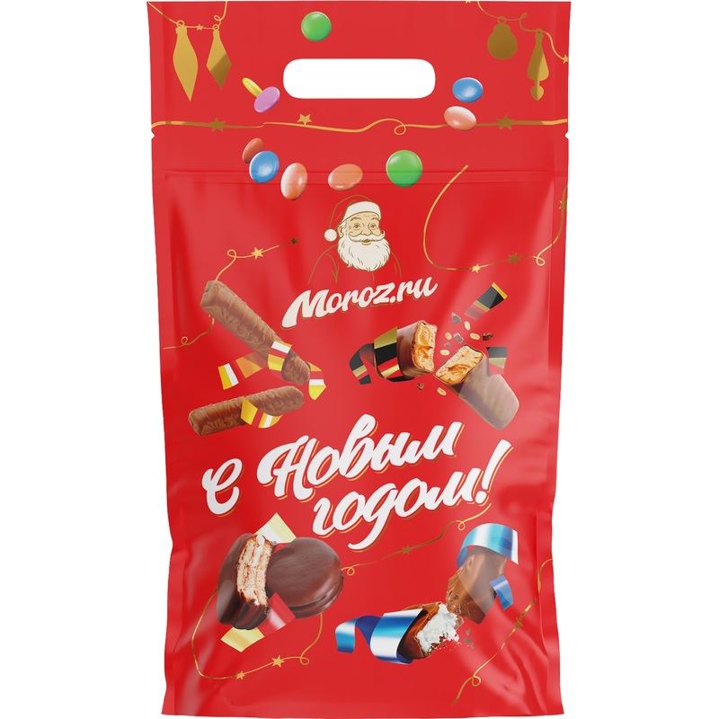 Изображение товара Новогодний сладкий подарок Moroz.ru Дой-пак 500 г