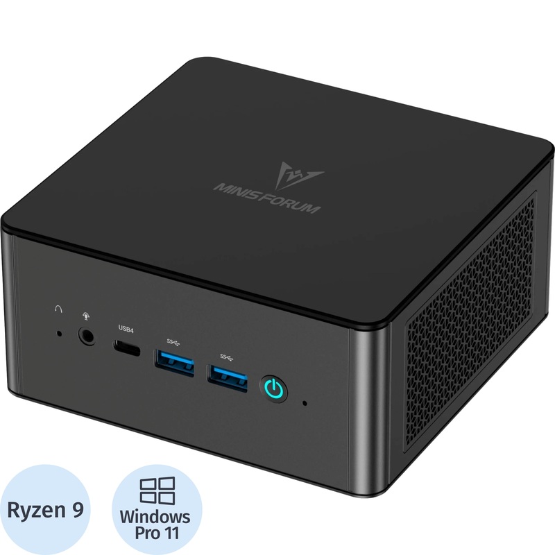 Изображение товара Мини ПК Minisforum UM890 Pro Ryzen 9 8945HS Windows 11 Pro — мощный компактный компьютер Изображение товара Мини ПК Minisforum UM890 Pro Ryzen 9 8945HS Windows 11 Pro — мощный компактный компьютер