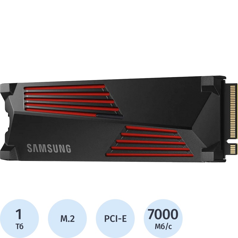 Изображение товара SSD накопитель Samsung 990 Pro 1 ТБ M.2 PCIe 4.0 3D TLC NVMe