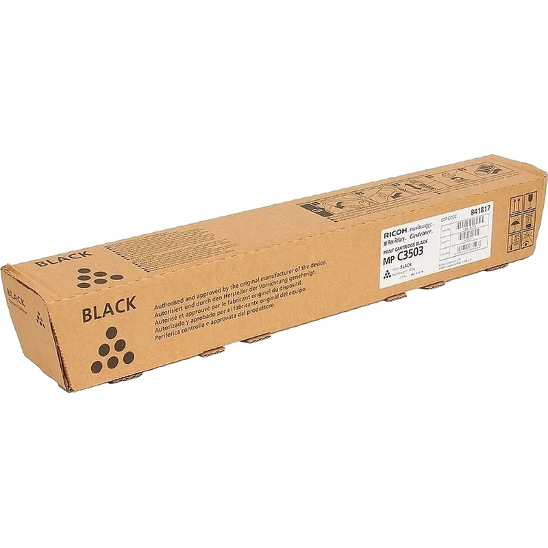 Изображение товара Оригинальный черный лазерный картридж Ricoh MP C3503 841817 для Aficio MP C3003