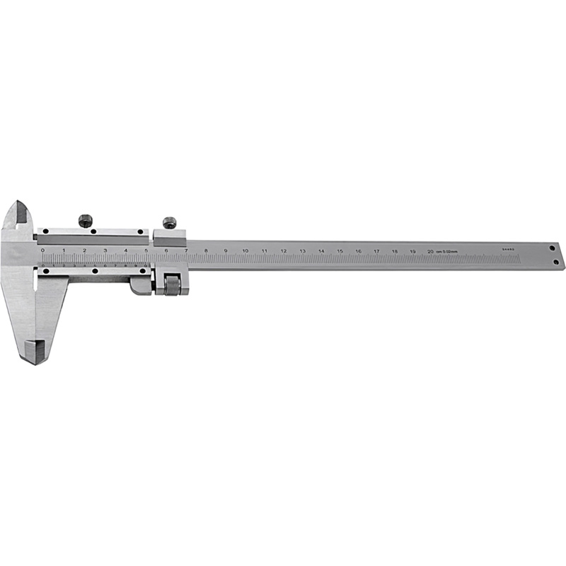 Изображение товара Штангенциркуль Matrix 200 мм шаг 0.02 мм с глубиномером (316325)