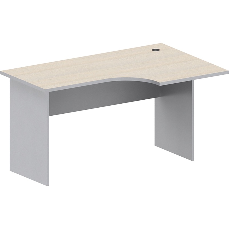 Изображение товара Стол эргономичный Easy Standard 430/030 правый дуб светлый/серый