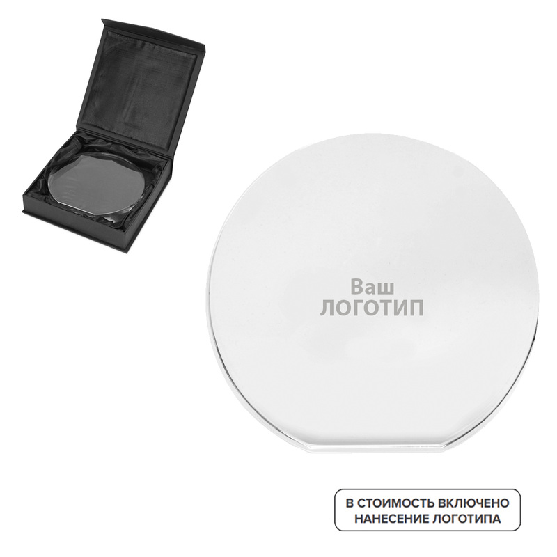 Изображение товара Стеклянная награда Round с гравировкой - 10 штук