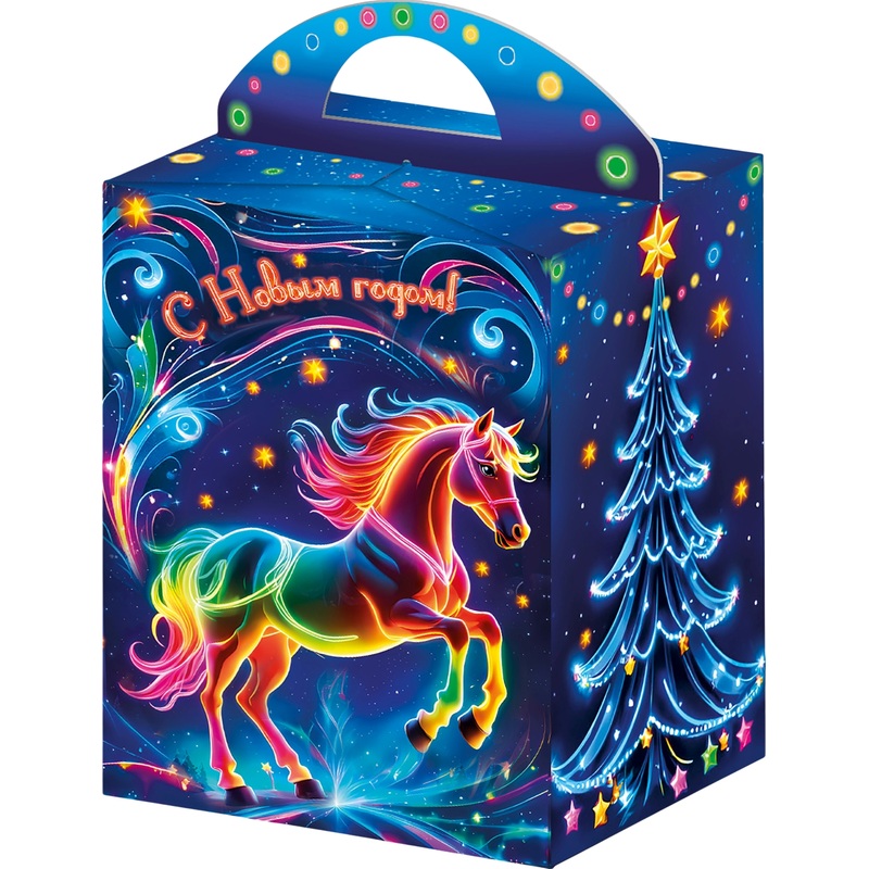 Изображение товара Новогодний сладкий подарок Азбука Праздника Северное сияние 1000 г