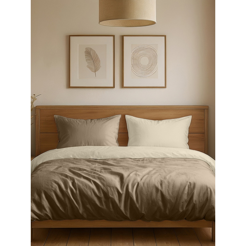 Изображение товара Комплект постельного белья Bravo Moonline 1.5-спальное перкаль бежевый