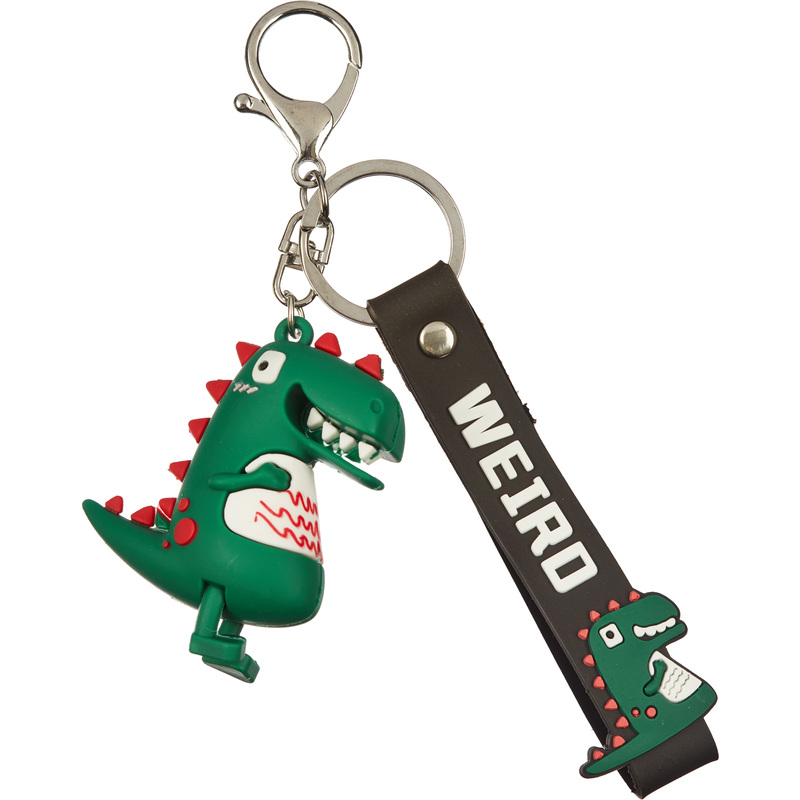 Изображение товара Брелок Динозавр зеленый для рюкзаков и сумок