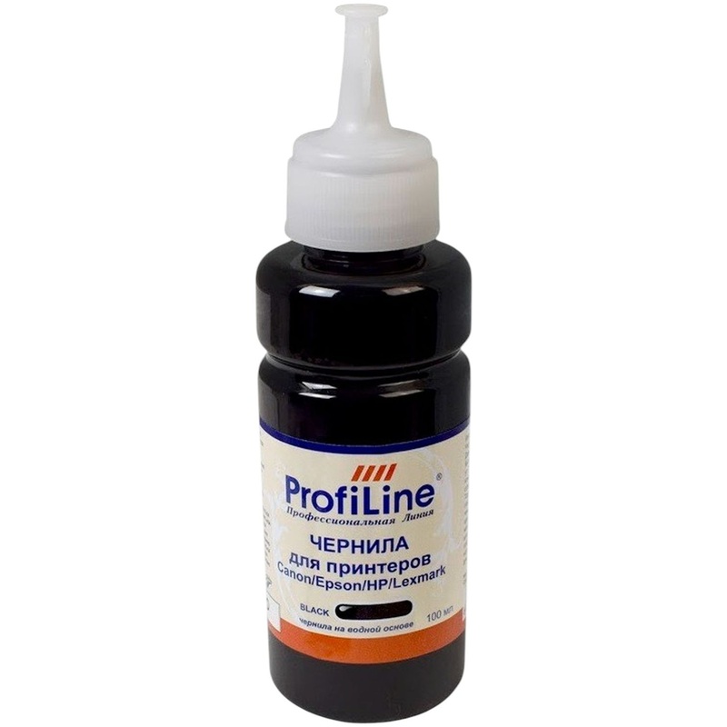 Изображение товара Чернила Profiline Premium для Canon/Epson/HP/Lexmark черные совместимые