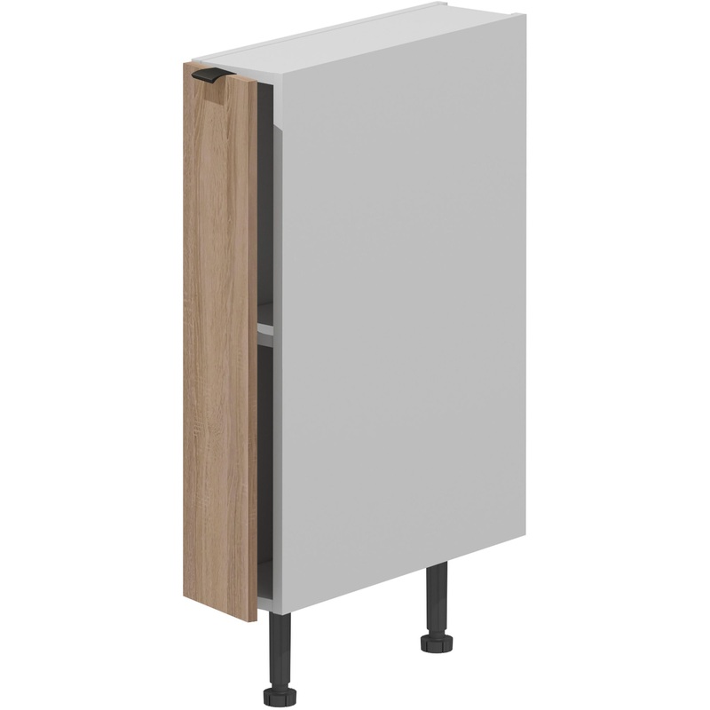 Изображение товара Кухонный шкаф VOK B1D_72_15 дуб сонома белый шагрень габариты 150х530х870 мм