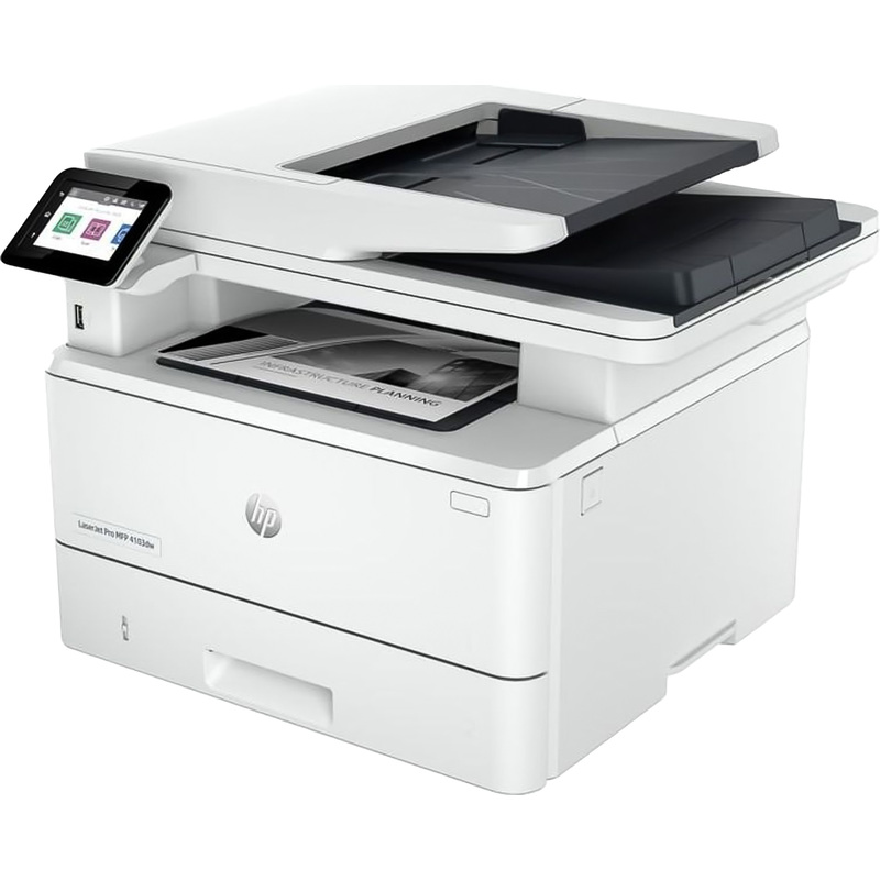 Изображение товара МФУ лазерное HP LaserJet Pro 4103dw с картриджем интегрированным