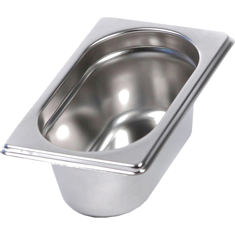 Изображение товара Гастроемкость Luxstahl GN 1/9 17.6x10.9x10 см 1 л нержавеющая сталь профессиональная