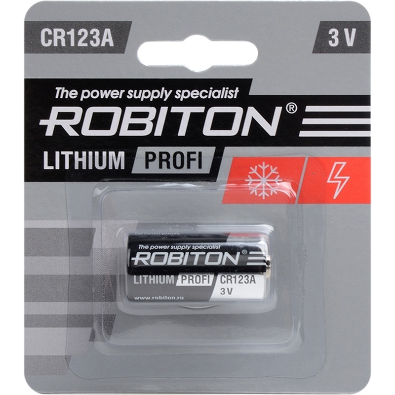 Изображение товара Батарейка CR123A Robiton Profi