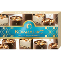 Конфеты шоколадные Комильфо с миндалём 116 г