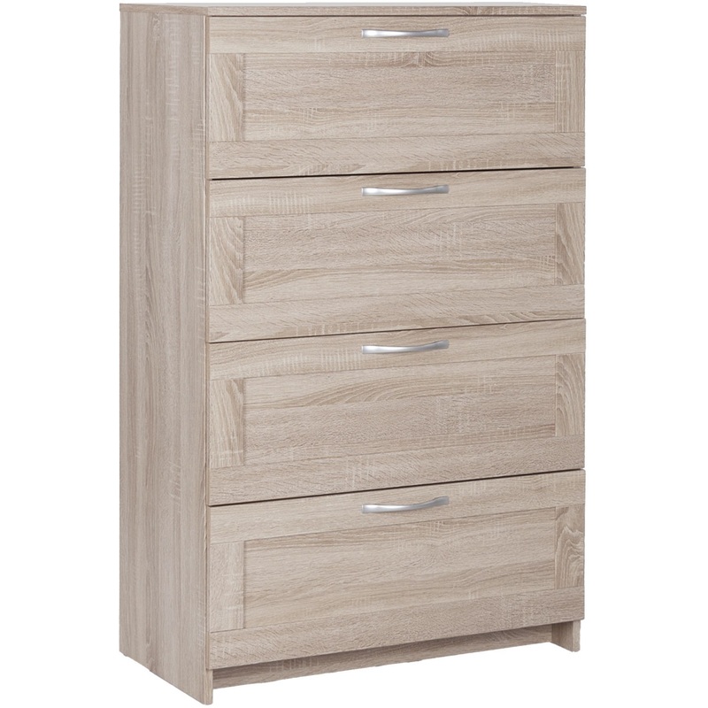 Изображение товара Комод ГУД ЛАКК Сириус (дуб сонома, 782х412х1234 мм, 4 ящика)