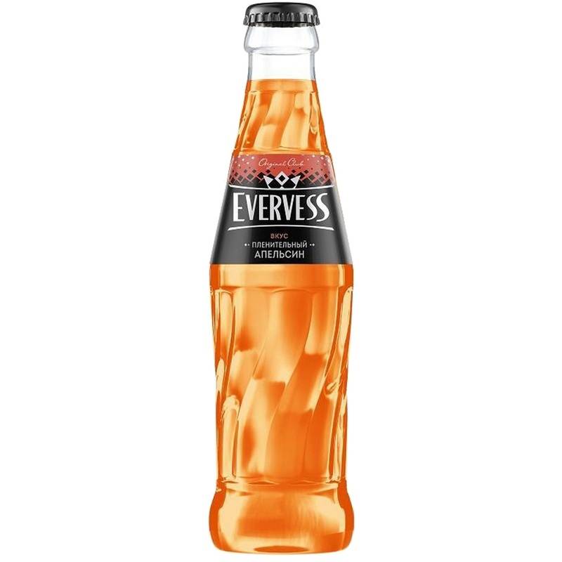 Изображение товара Газированный напиток Evervess Original club Пленительный Апельсин 0.25л стекло