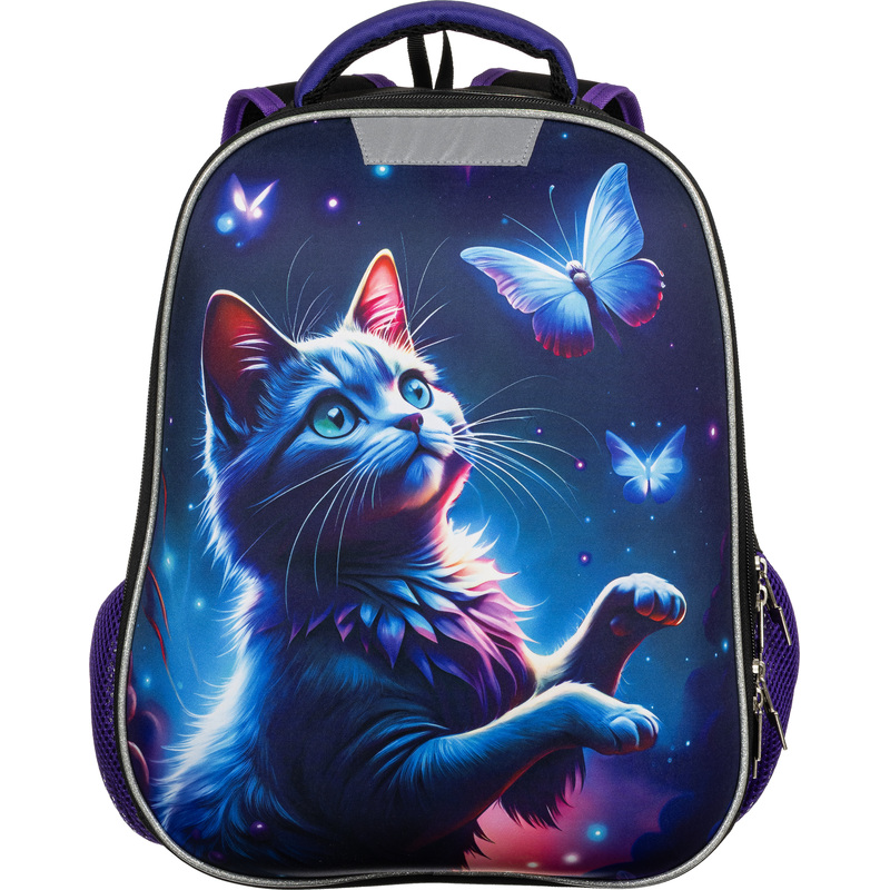 Изображение товара Школьный ранец Комус Класс Easy Сны китти фиолетовый 2 отделения для девочек