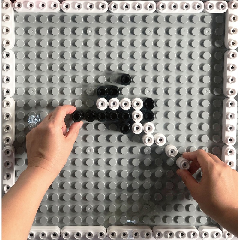 Изображение товара Набор робототехнический Botzees BZ.plate 10.9 Мозаика Стена для детей