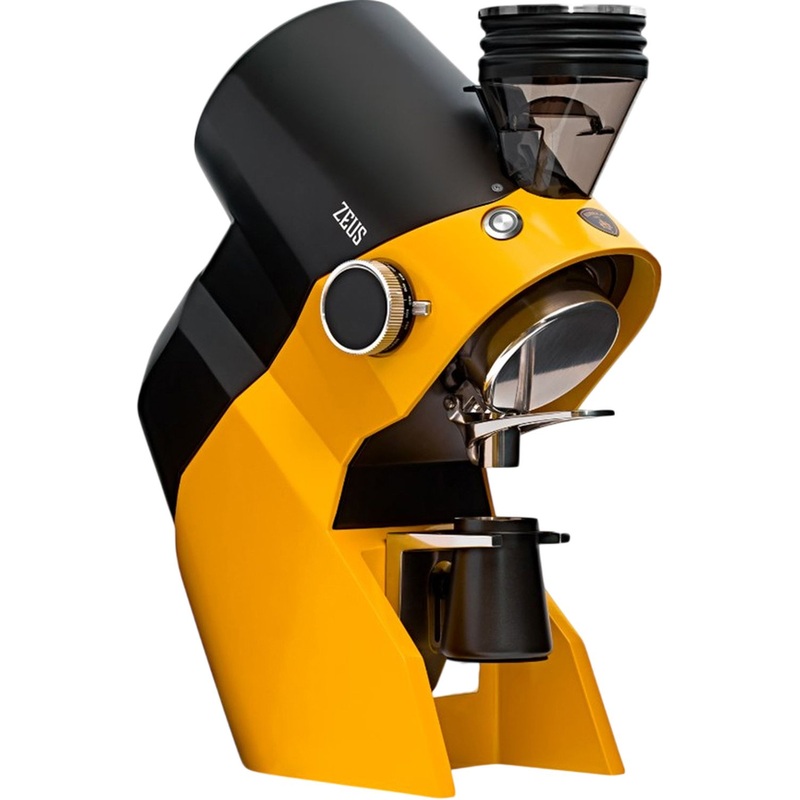 Изображение товара Кофемолка профессиональная жерновая Eureka Zeus Texture (204416) жёлтая