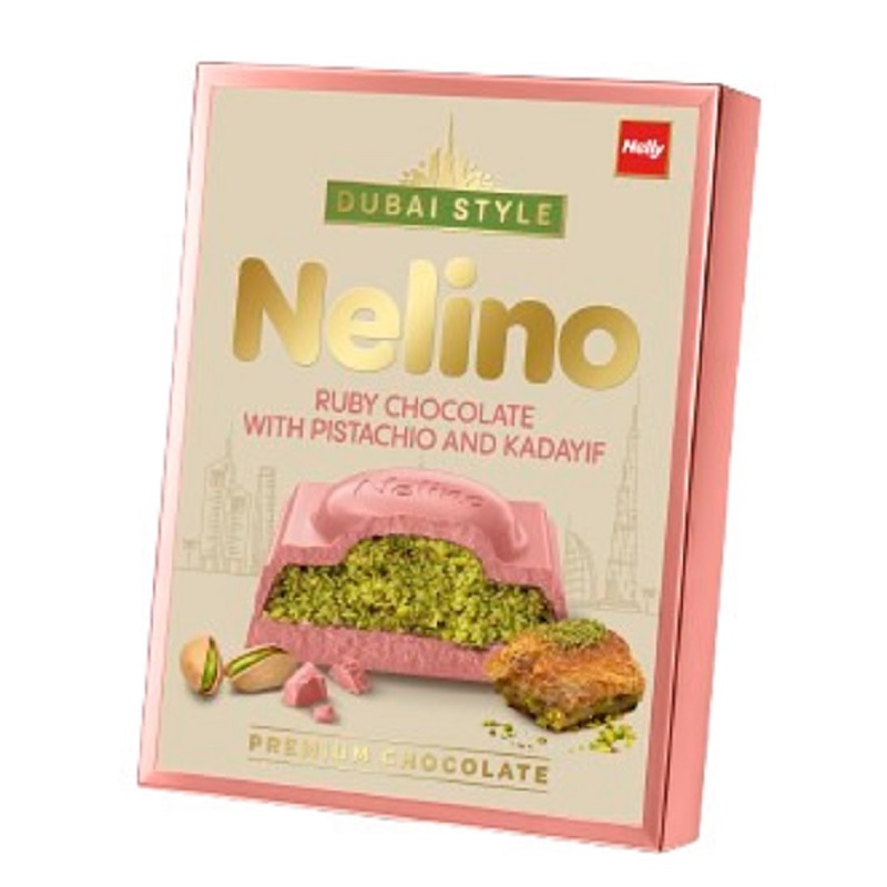 Изображение товара Шоколад Nelino Dubai Style молочный с фисташкой и кадаифом 62 г
