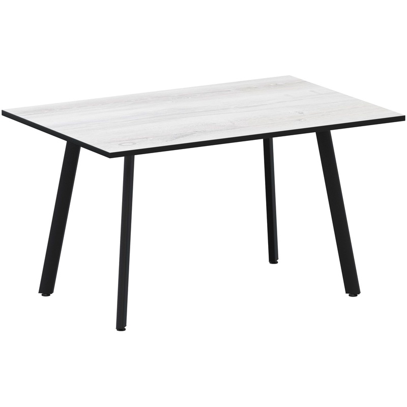 Изображение товара Стол обеденный Альфа 1200х800 мм фрост с металлическим каркасом