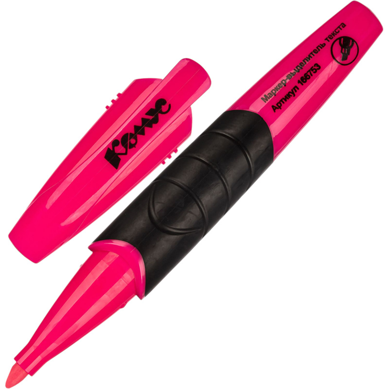 Изображение товара Текстовыделитель Комус розовый (толщина линии 1-4 мм)