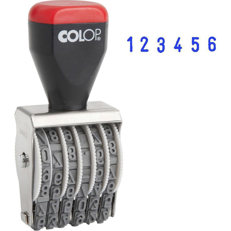Изображение товара Ручной нумератор Colop 05006 6 разрядов для документов и этикеток