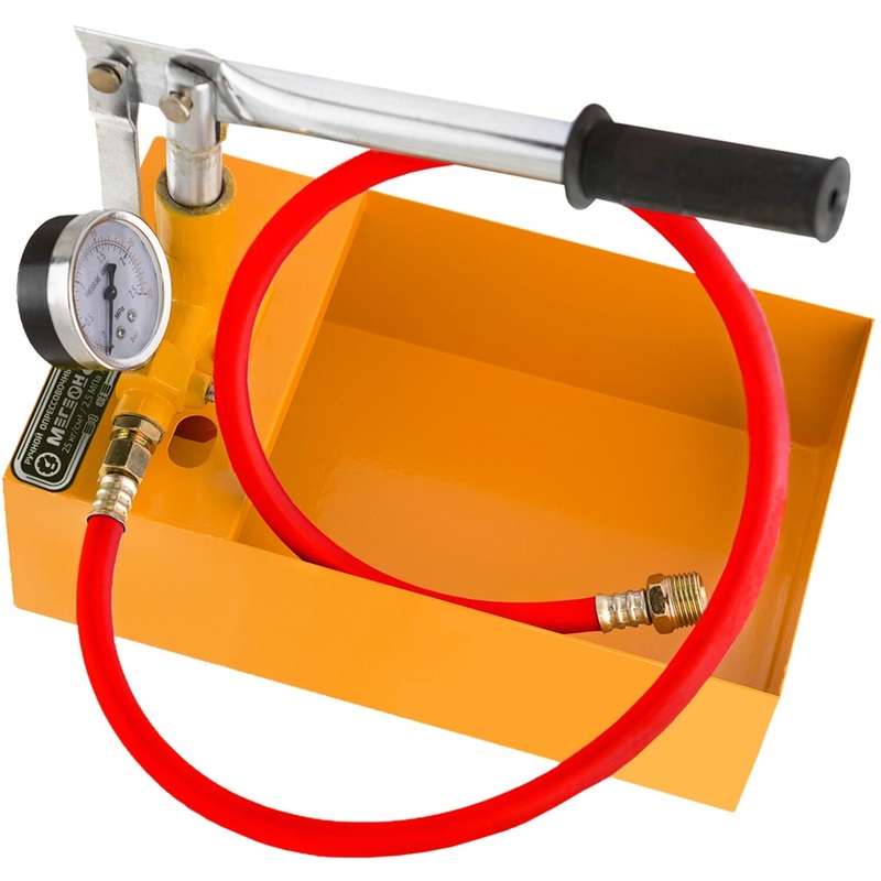 Изображение товара Насос Мегеон 98025 опрессовочный гидроиспытательный для систем давления вода