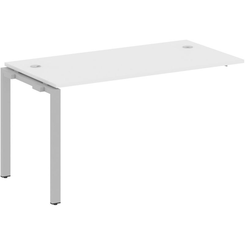 Изображение товара Элемент мебели Metal System Style БП.ПРС-СП-1.3 белый серый размеры 1400x720x750 мм