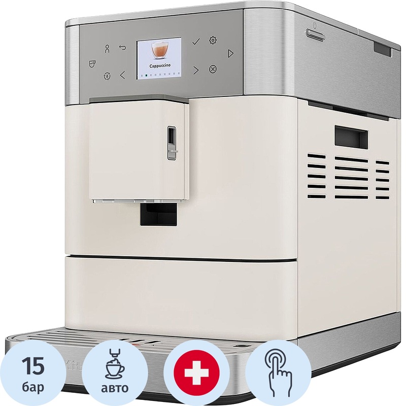 Изображение товара Кофемашина с капучинатором KitchenAid 5KES8556EPL бежевая автоматическая