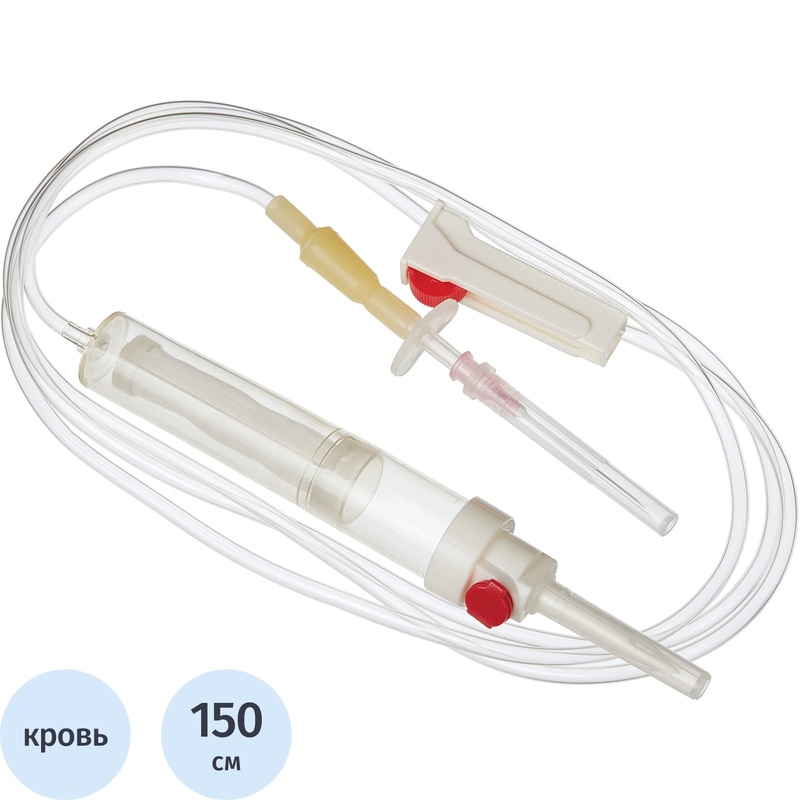 Изображение товара Система для переливания KDM пластиковый шип длина иглы 40 мм