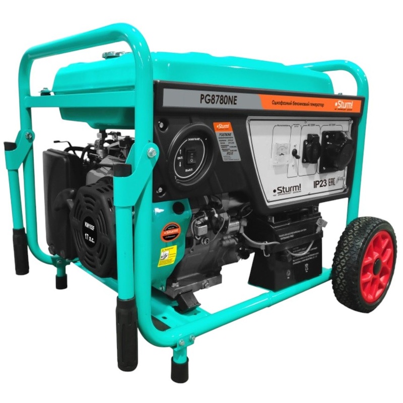 Изображение товара Бензиновый генератор Sturm PG8780NE 8 кВт электростартер автомат стабилизации
