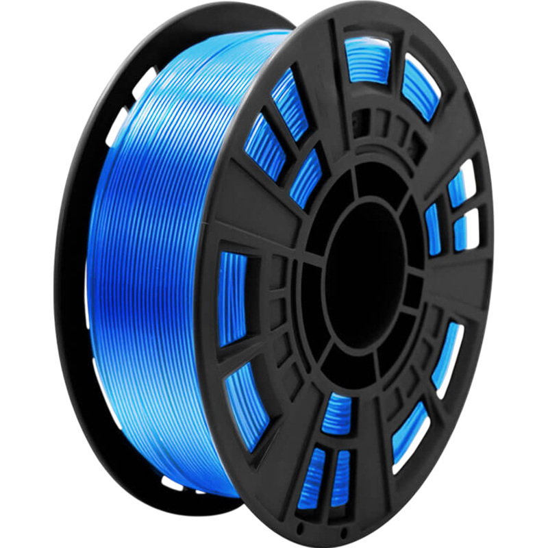 Изображение товара Пластик PLA+ Silk для 3D-принтера Lider-3D синий глянцевый 1.75 мм 1 кг
