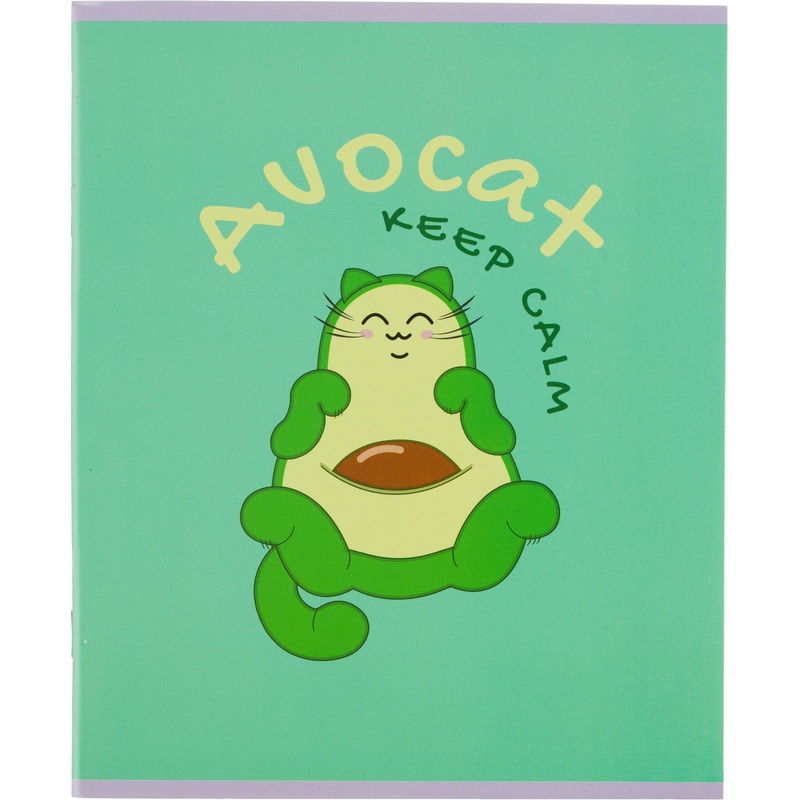 Изображение товара Школьная тетрадь А5 48 листов в клетку с обложкой ВД-лак School Avocat