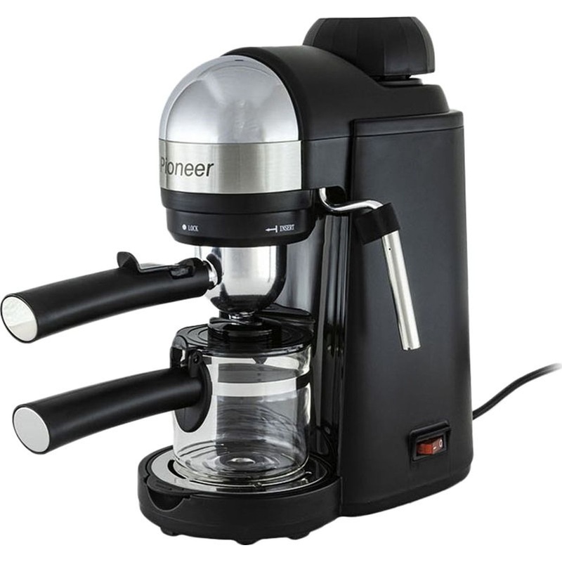 Изображение товара Кофеварка рожковая Pioneer CM106P черного цвета
