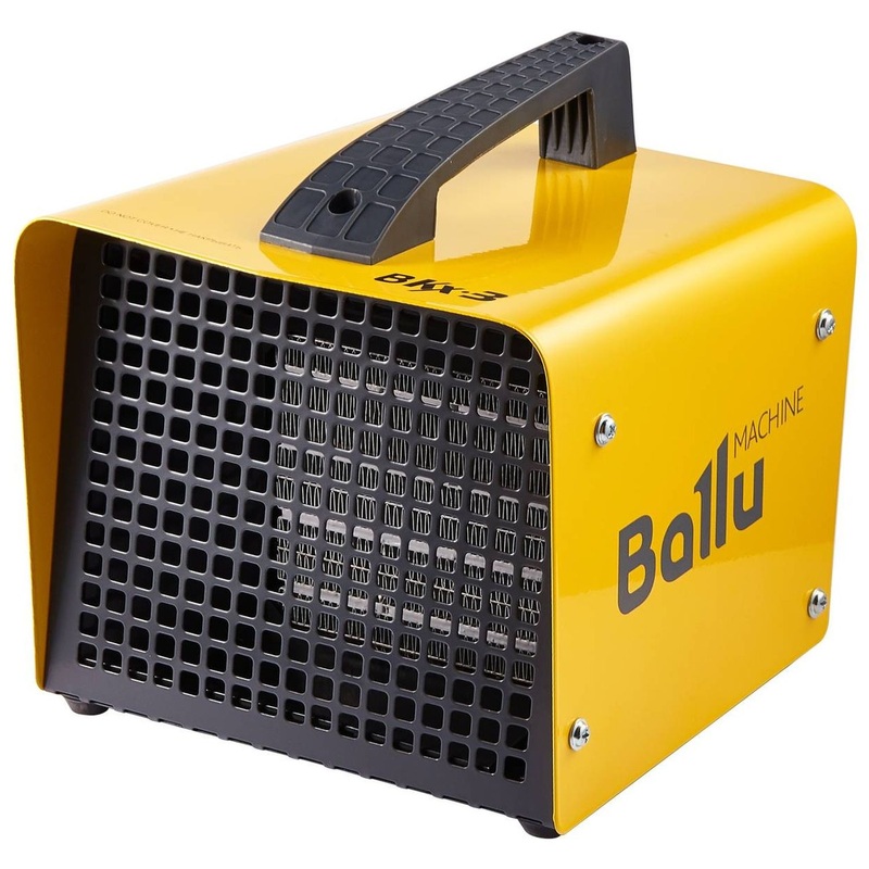 Изображение товара Пушка тепловая Ballu BKX-3 мощность 2 кВт для локального обогрева вентиляции и просушки