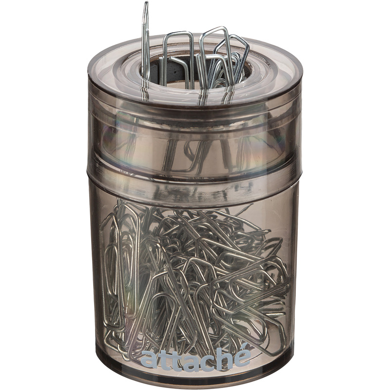 Изображение товара Магнитная пластиковая скрепочница Attache для хранения скрепок