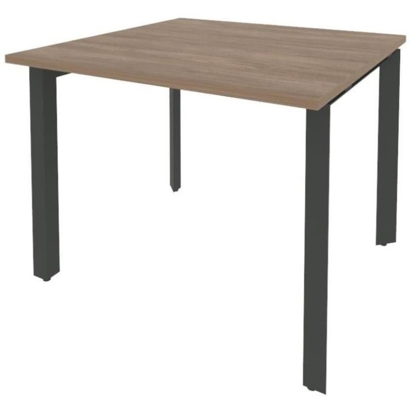 Изображение товара Стол для переговоров Onix-П O.MP-PRG-1.1 дуб аризона антрацит 980х980х750 мм