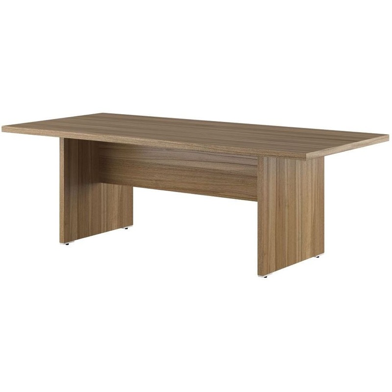 Изображение товара Стол для переговоров Zion орех 2200x1000x736 мм офисный современный