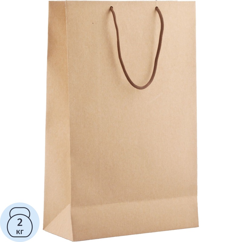 Изображение товара Пакет подарочный Проект 111 Крафт (35x23x10 см)