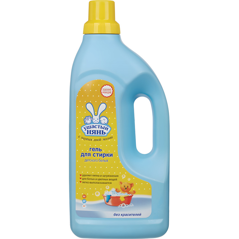 Изображение товара Гель для стирки детского белья Ушастый нянь 1.2 л