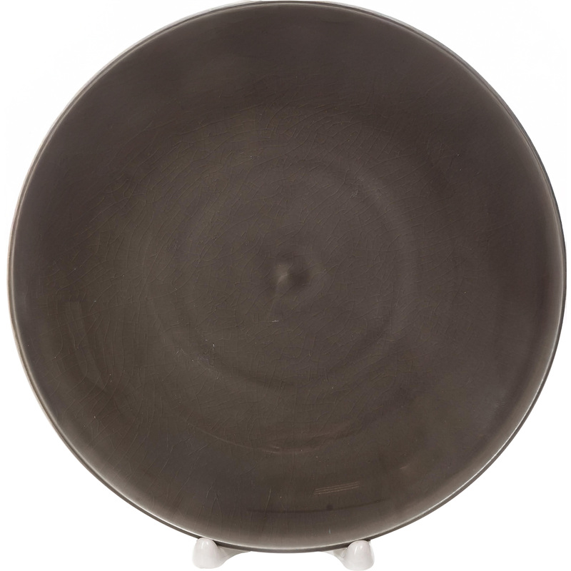 Изображение товара Тарелка десертная Samold Turan фарфор 21 см тёмно-серая (4 штуки в упаковке)