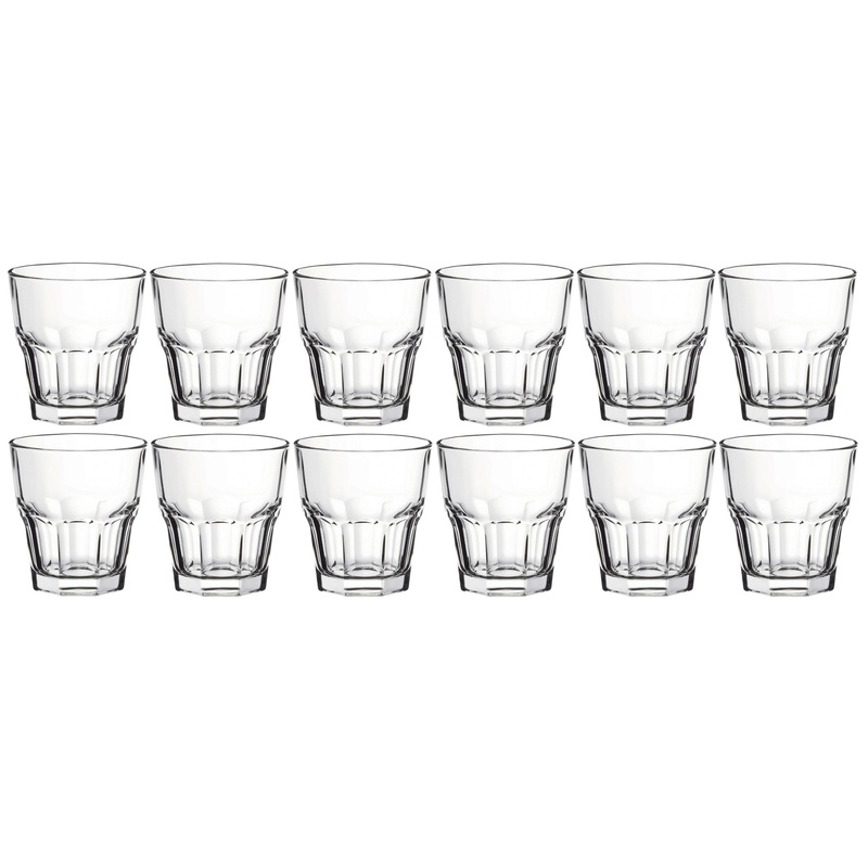 Изображение товара Набор стаканов Pasabahce Касабланка 12 шт 269 мл стеклянные низкие