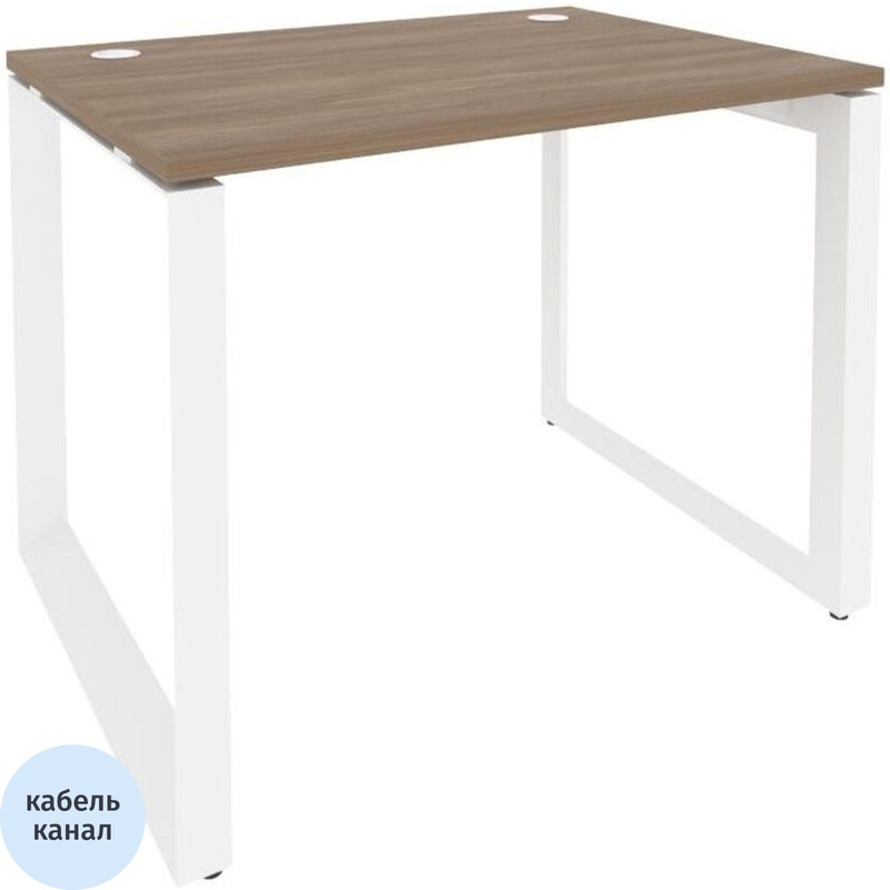 Изображение товара Стол прямой ONIX O.MO-SP-1.7 (дуб аризона/белый, 980х720х750 мм)