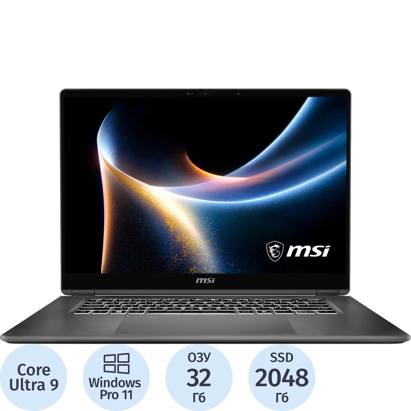 Изображение товара Ноутбук MSI Prestige 16 Flip AI+ C3MTG-028RU: OLED 16'', Core Ultra 9, 32ГБ/2ТБ