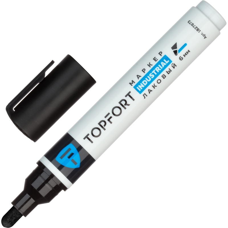 Изображение товара Маркер промышленный лаковый TOPFORT ZP1800 чёрный 3-6 мм (1827873)