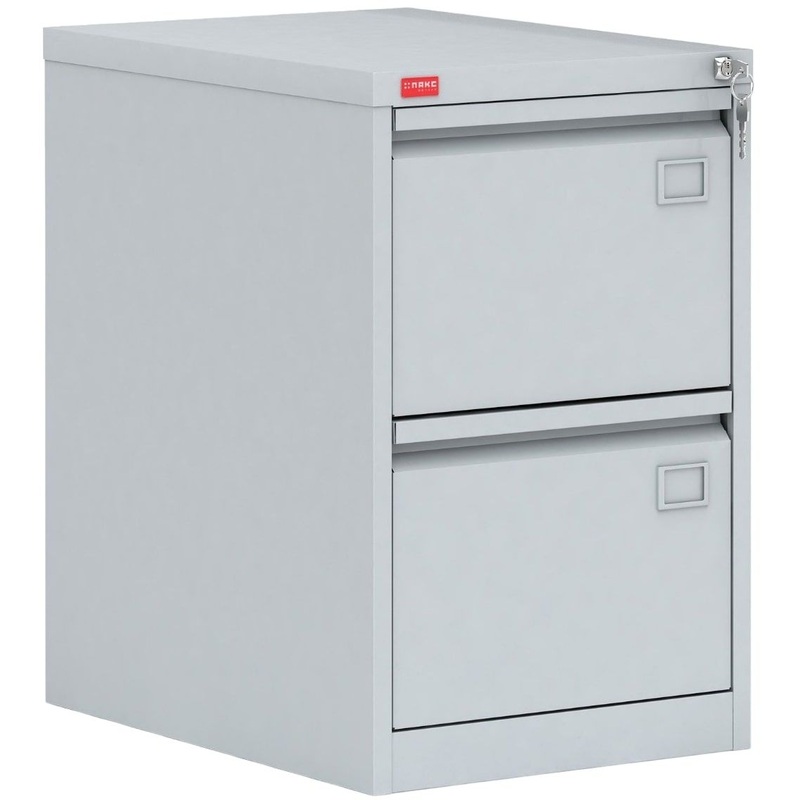 Изображение товара Металлическая картотека КР-2 с 2 ящиками и центральным замком, Россия