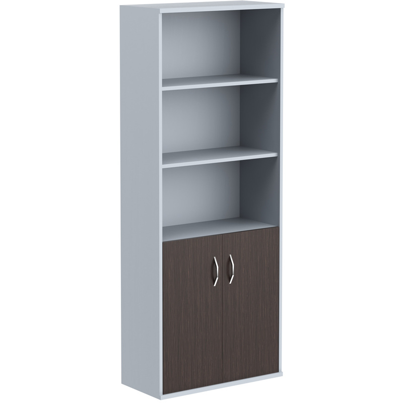 Изображение товара Шкаф для документов Imago полузакрытый венге магия/металлик