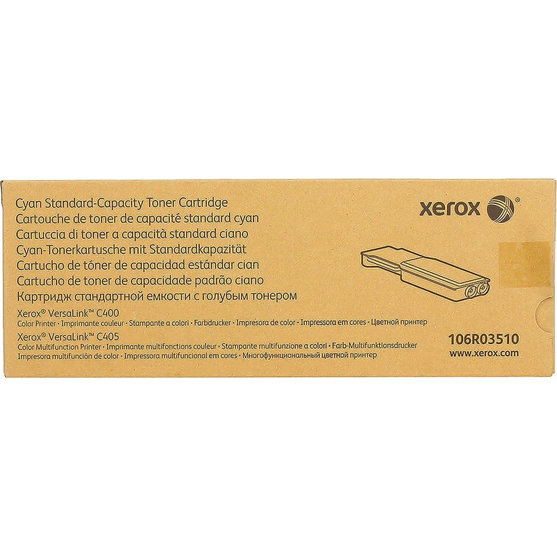 Изображение товара Картридж лазерный Xerox 106R03510 голубой оригинальный для VersaLink
