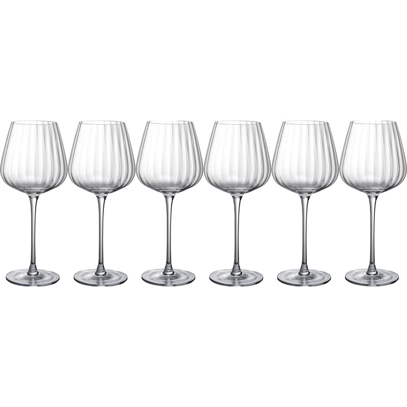Изображение товара Набор бокалов для красного вина P.L. Proff Cuisine Optical 550 мл 6 штук